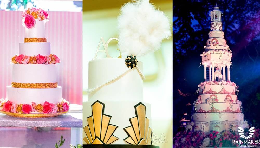 5 Iconic Wedding Cake Ideas- Rainmaker weddings!